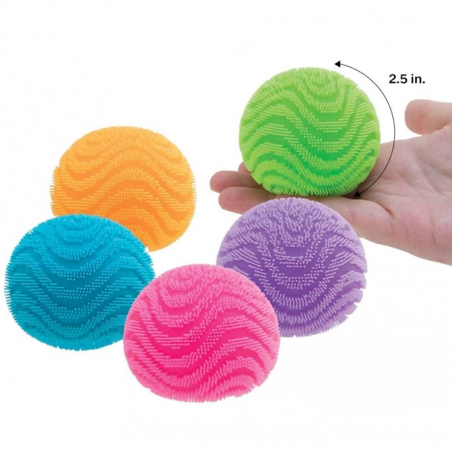 Sensoryczny gniotek Schylling - Fuzz Ball Wonder Waves Needoh