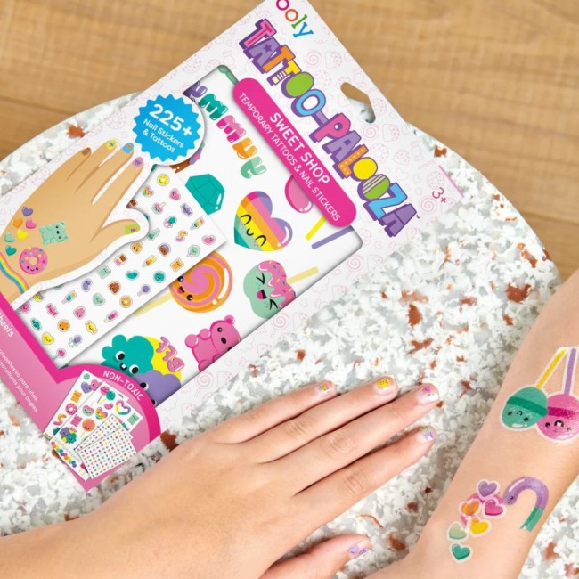 Zmywalne tatuaże i naklejki na paznokcie Ooly - Słodki Sklep