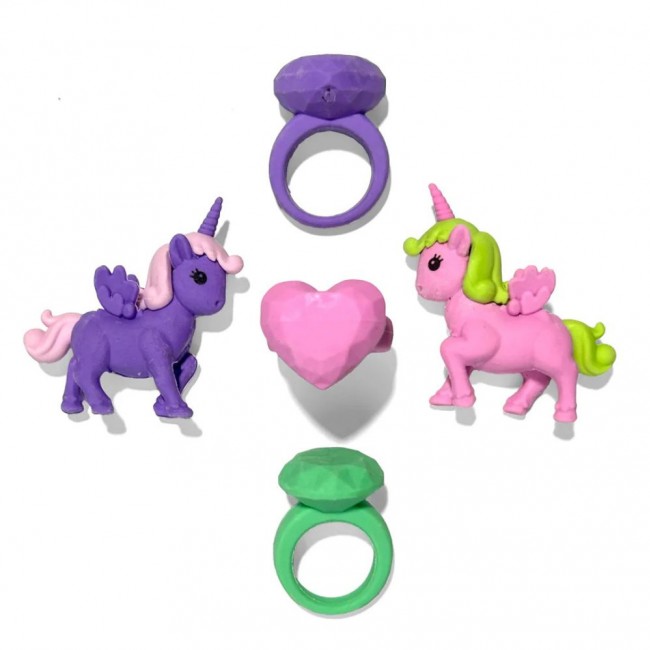 Pachnące gumki do ścierania i składania Ooly - Jednorożce