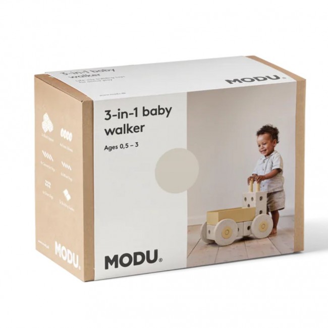 Pchacz 3w1 MODU - piaskowy szary