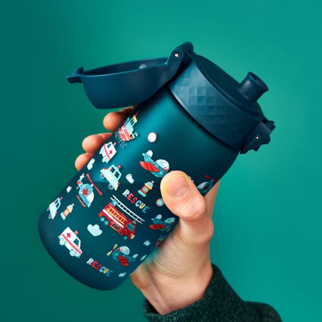 Butelka do picia dla dzieci 400 ml ION8 - Rescue Vehicles