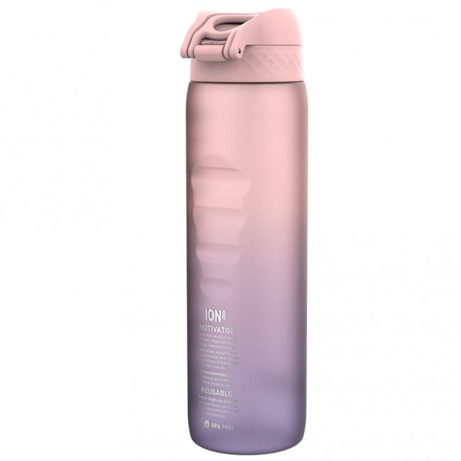 Butelka do picia 1000 ml ION8 - Motivator Gradient Periwinkle/Rose Quartz
