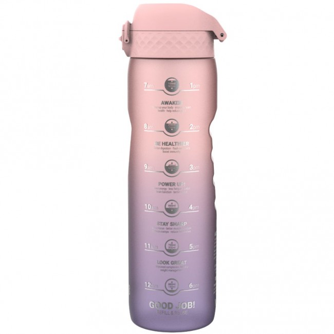 Butelka do picia 1000 ml ION8 - Motivator Gradient Periwinkle/Rose Quartz