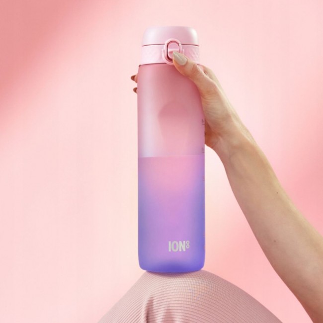 Butelka do picia 1000 ml ION8 - Motivator Gradient Periwinkle/Rose Quartz