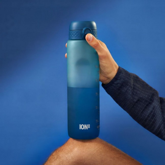 Butelka do picia 1000 ml ION8 - Motivator Gradient Deep Teal/Sonic Blue