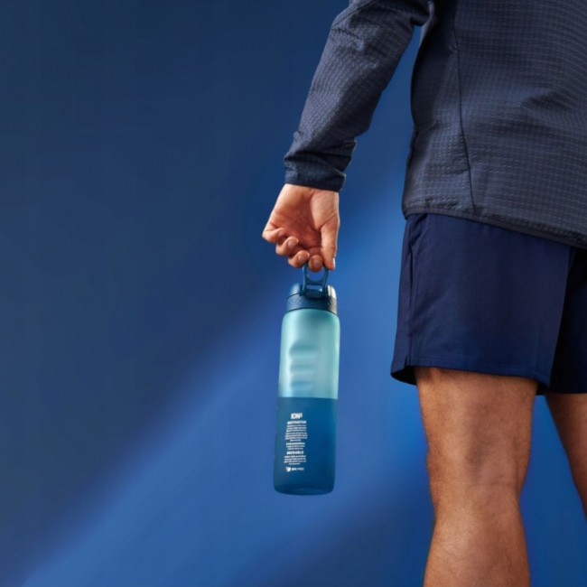 Butelka do picia 1000 ml ION8 - Motivator Gradient Deep Teal/Sonic Blue