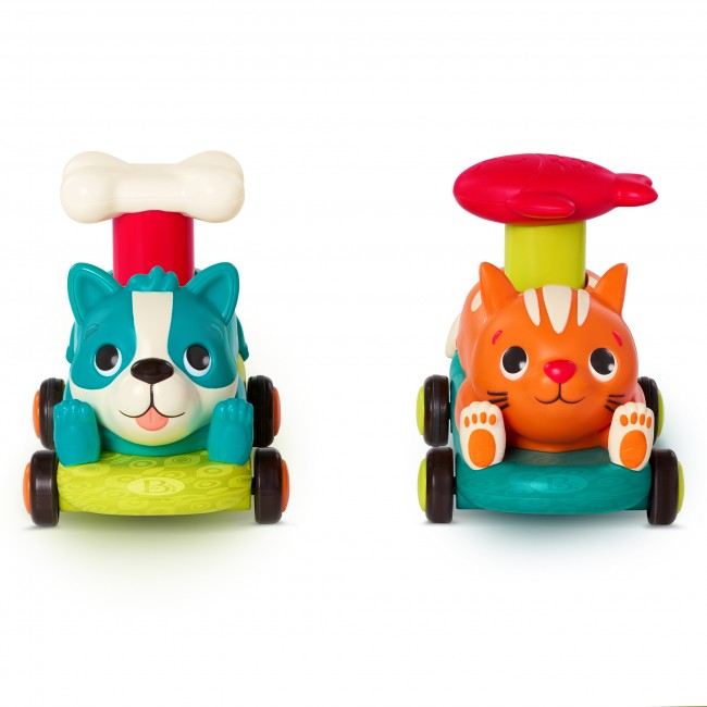 Autko zwierzak z napędem Push&Go Batatt - PawMobiles
