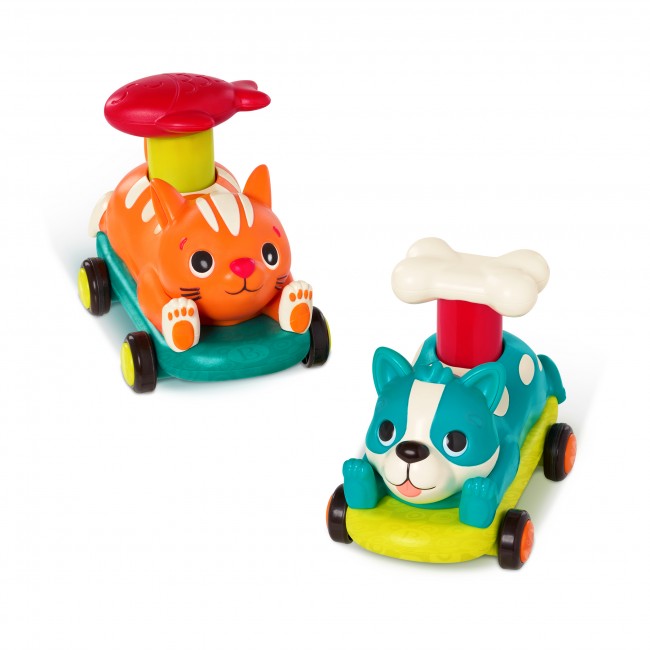 Autko zwierzak z napędem Push&Go Batatt - PawMobiles