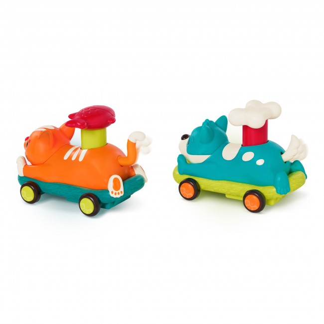 Autko zwierzak z napędem Push&Go Batatt - PawMobiles