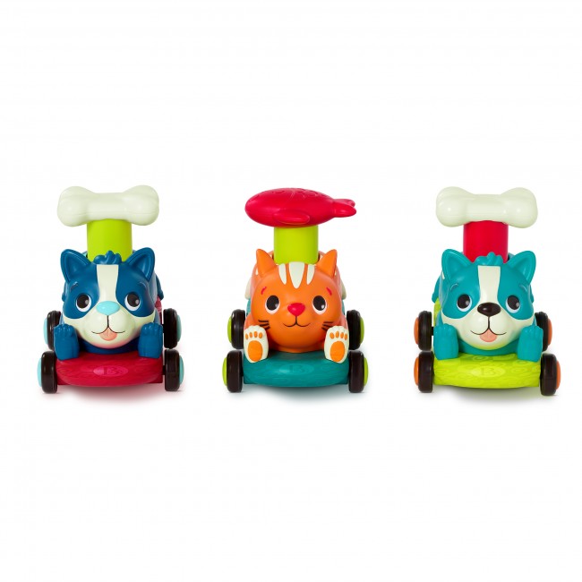 Autko zwierzak z napędem Push&Go Batatt - PawMobiles