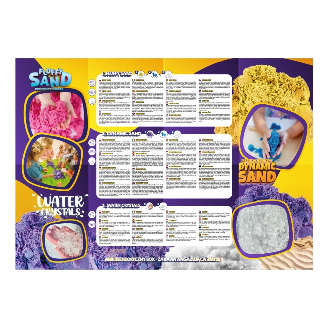 Zestaw mas do zabaw sensorycznych TUBAN - Multisensory Box