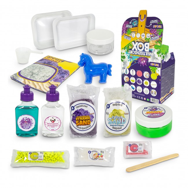 Zestaw mas do zabaw sensorycznych TUBAN - Multisensory Box