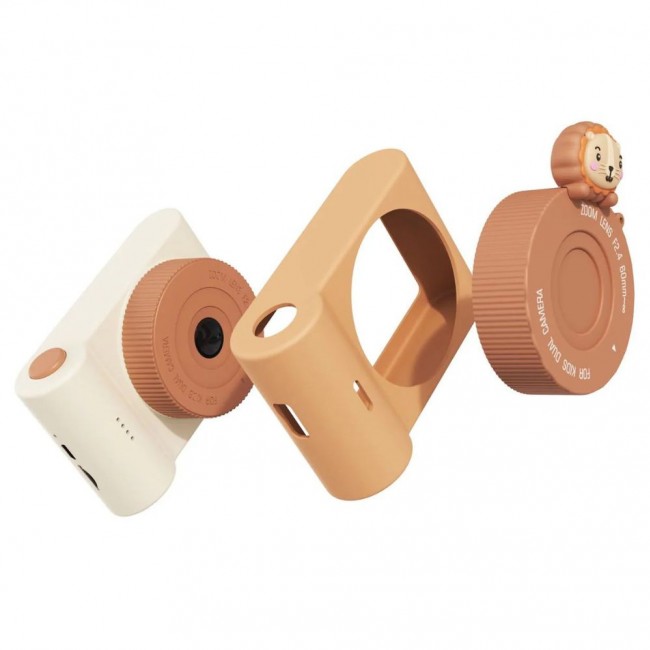 Aparat cyfrowy dla dzieci Full HD Urban Zoo The Zoofamily - Lew