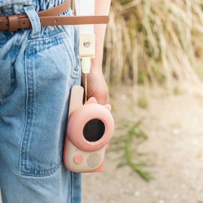 Walkie Talkie dla dzieci The Zoofamily - Dinozaur różowy i zielony