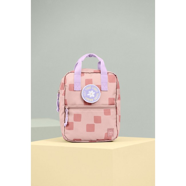 Plecak mini kwadratowy Pattern Party Lassig - Rose