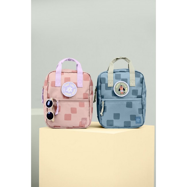 Plecak mini kwadratowy Pattern Party Lassig - Rose