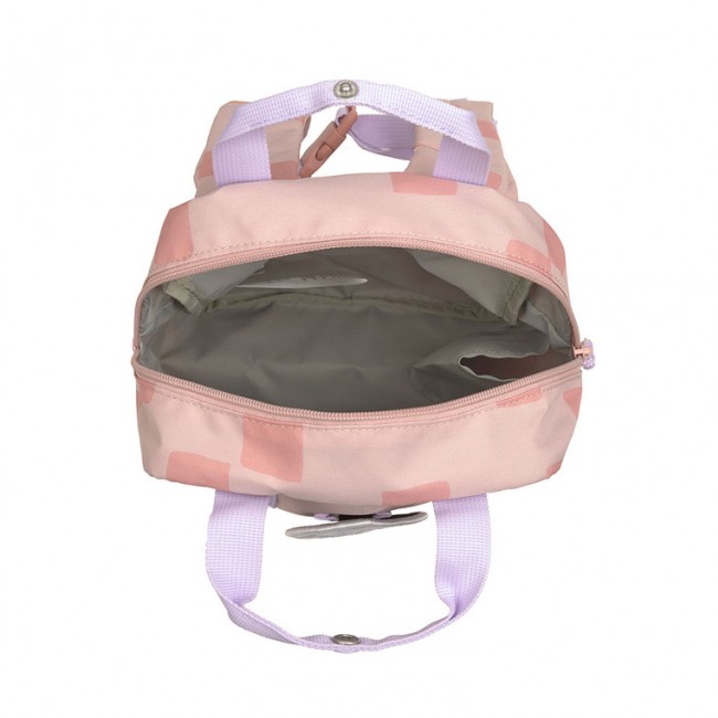 Plecak mini kwadratowy Pattern Party Lassig - Rose