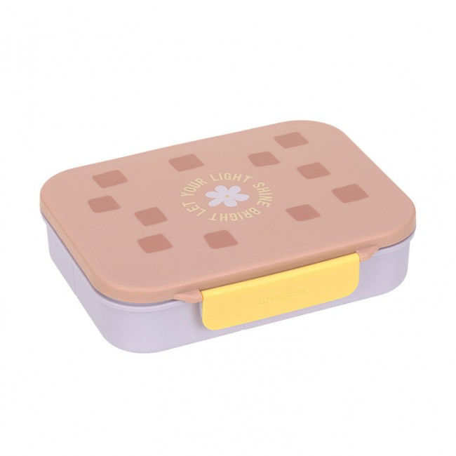 Lunchbox Bento z przegródkami Lassig Pattern Party - Rose/lilac