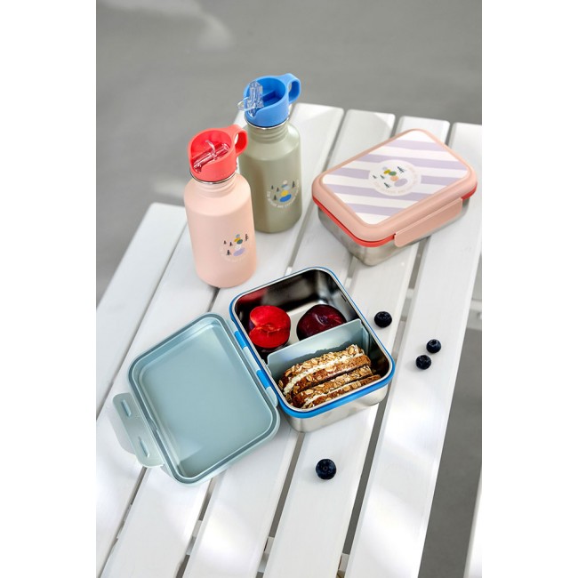 Lunchbox ze stali nierdzewnej Lassig Sunny Explorer - green/blue
