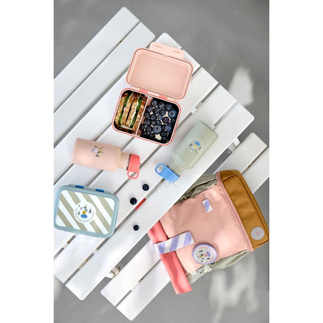 Lunchbox ze stali nierdzewnej Lassig Sunny Explorer - green/blue