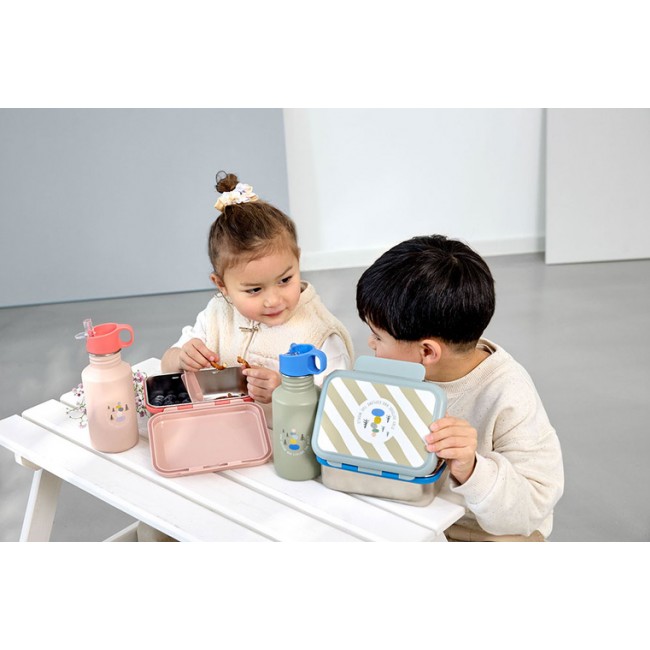 Lunchbox ze stali nierdzewnej Lassig Sunny Explorer - green/blue