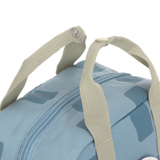 Plecak mini kwadratowy Lassig Pattern Party - Blue