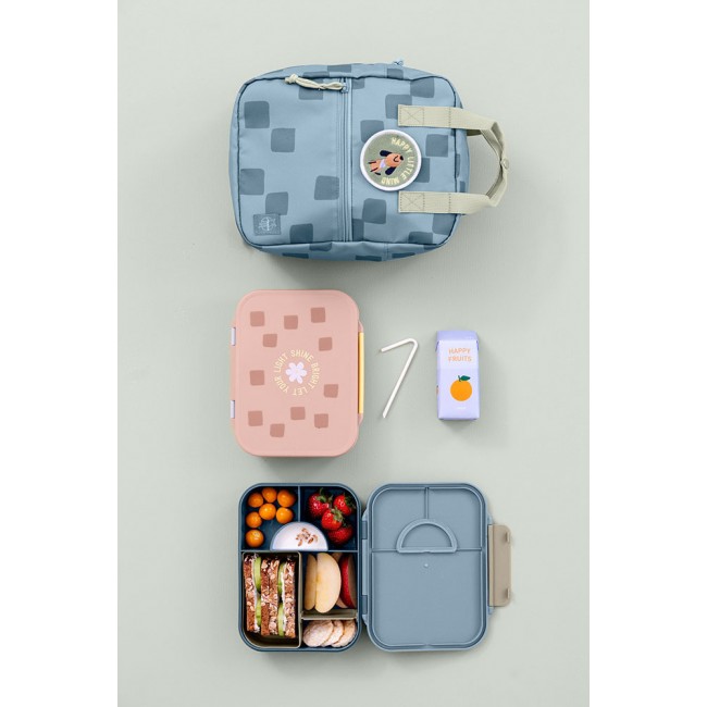 Plecak mini kwadratowy Lassig Pattern Party - Blue