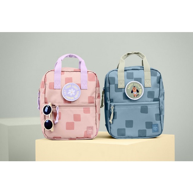 Plecak mini kwadratowy Lassig Pattern Party - Blue