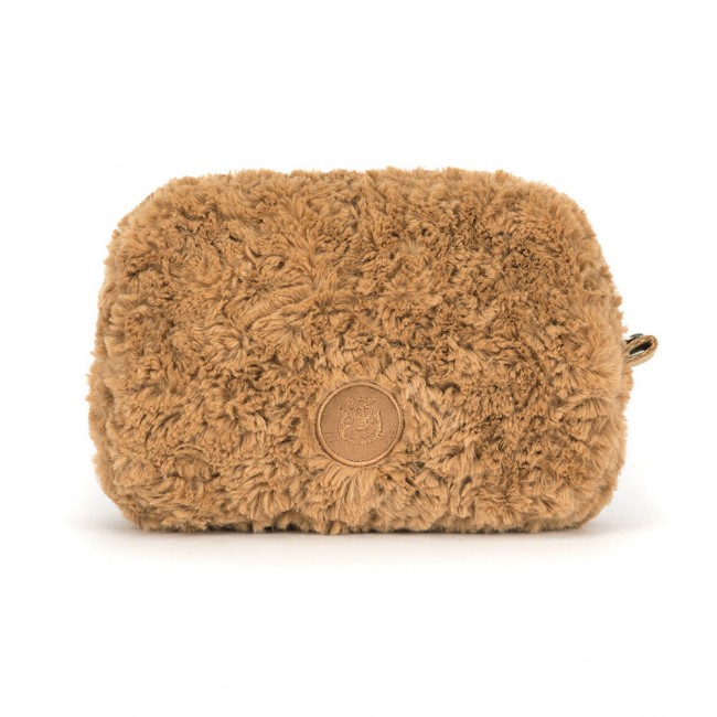 Pluszowy piórnik, kosmetyczka Jellycat - Miś Bartłomiej 19 cm