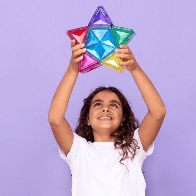 Klocki magnetyczne Connetix - Light Star Pack 28 el.