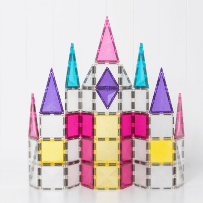 Klocki magnetyczne Connetix - Glitter Unicorn Pack 56 el.