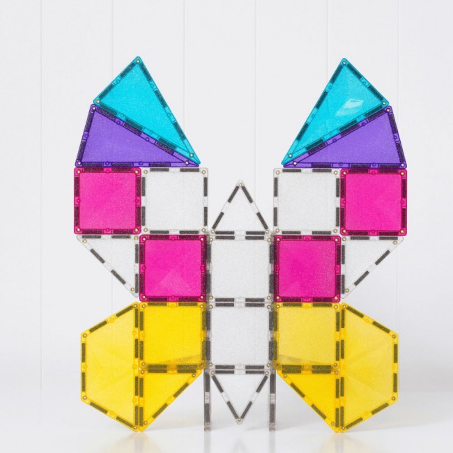 Klocki magnetyczne Connetix - Glitter Unicorn Pack 56 el.