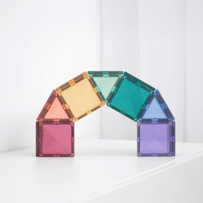 Klocki magnetyczne Connetix - Glitter Castle Pack 48 el.