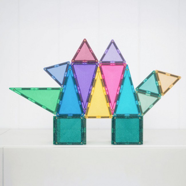 Klocki magnetyczne Connetix - Glitter Castle Pack 48 el.