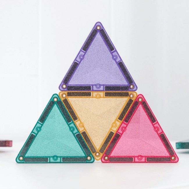 Klocki magnetyczne Connetix - Glitter Castle Pack 48 el.