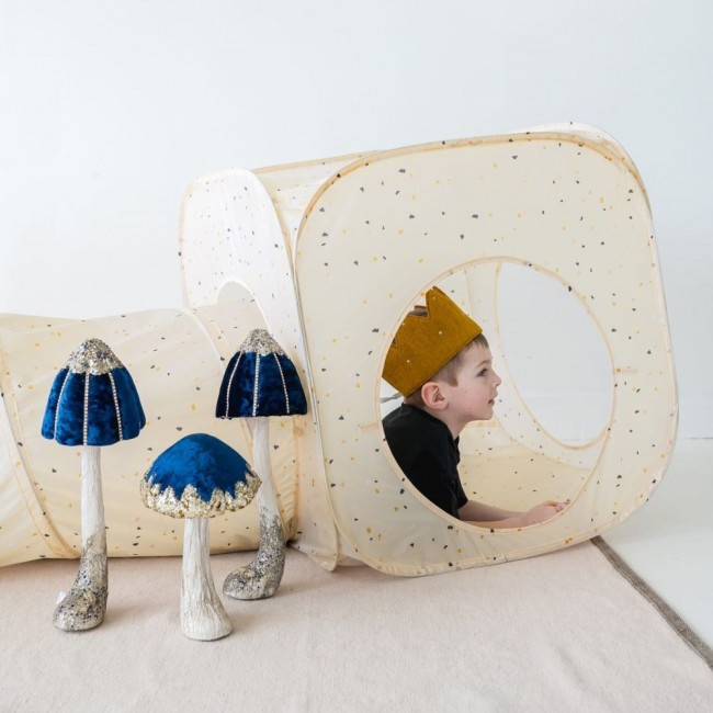 Zestaw namiotów 3w1 dla dzieci z tunelem 3 Sprouts - Terrazzo Beige