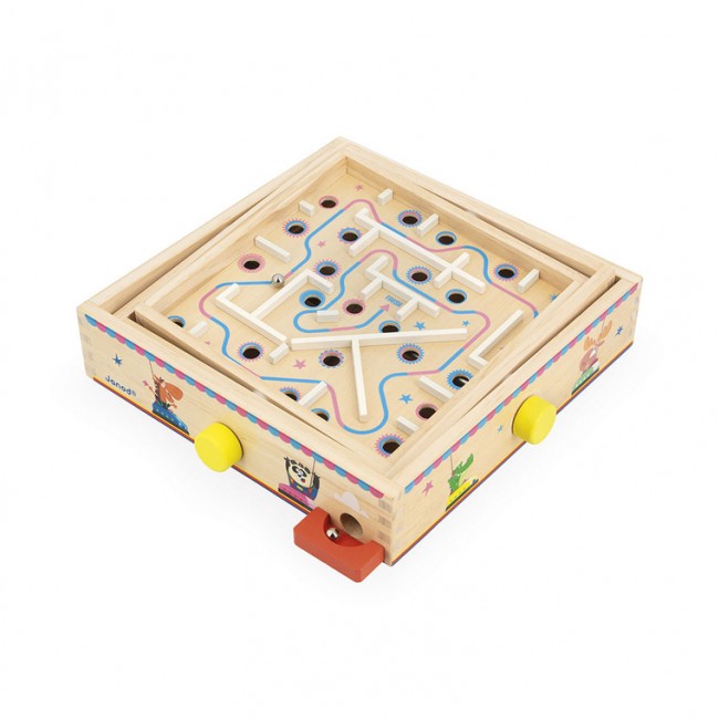 Gra zręcznościowa Janod - Labirynt Ball Maze Applepop