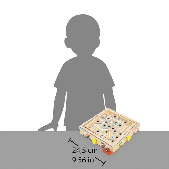 Gra zręcznościowa Janod - Labirynt Ball Maze Applepop
