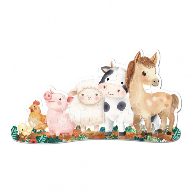 Puzzle progresywne My First Apli Kids - Farma 2+