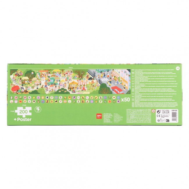 Puzzle obserwacyjne Find It First! - Market 200 el. 6+