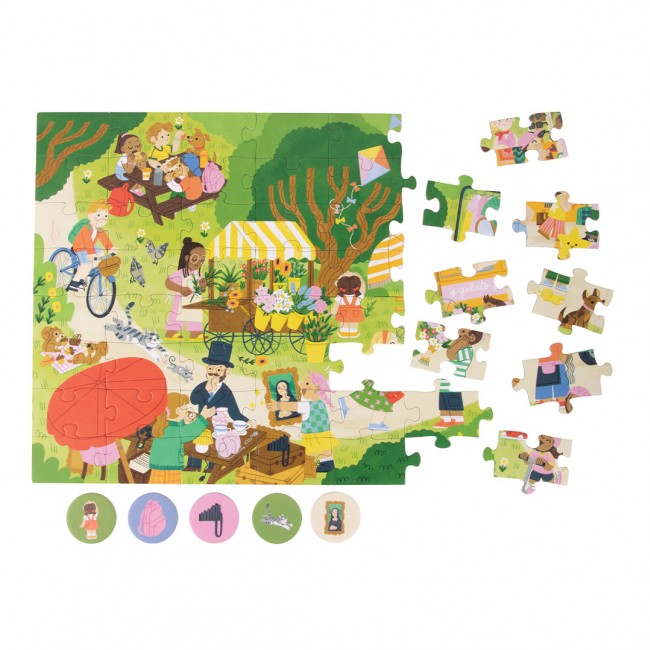 Puzzle obserwacyjne Find It First! - Market 200 el. 6+