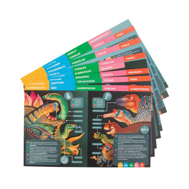 Magnetyczna układanka edukacyjna z kartami Apli Kids - Dino