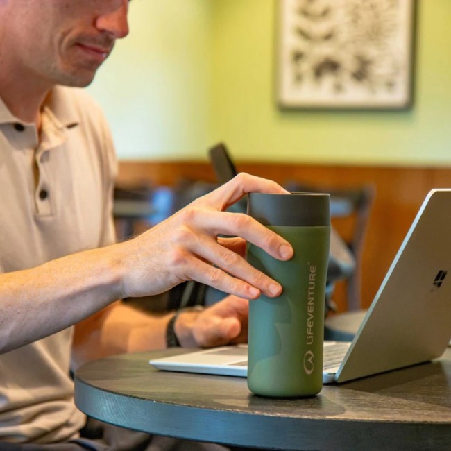 Kubek termiczny One-Touch Lifeventure 350 ml - Khaki