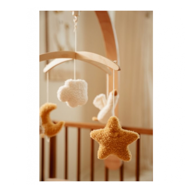 Karuzela do łóżeczka drewniana Little Dutch - Newborn Naturals