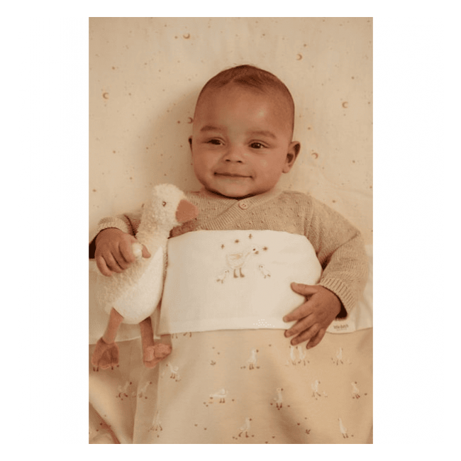 Przytulanka gąska Little Dutch - Newborn Naturals 17 cm