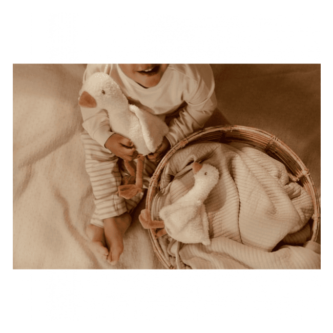 Przytulanka gąska Little Dutch - Newborn Naturals 25 cm