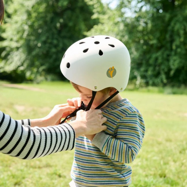 Kask rowerowy LittleLife – Biały XS