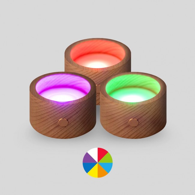 Lampka sensoryczna, baza świetlna LED Petit Boum - podświetlenie do butelek sensorycznych