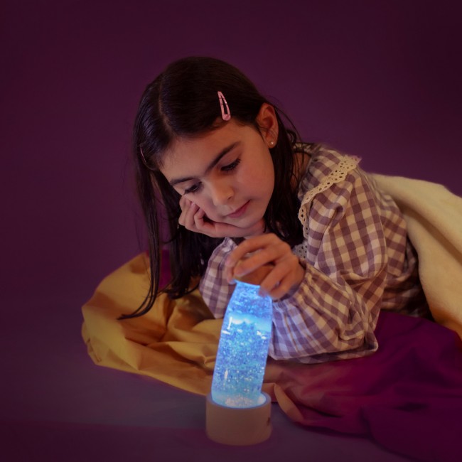 Lampka sensoryczna, baza świetlna LED Petit Boum - podświetlenie do butelek sensorycznych