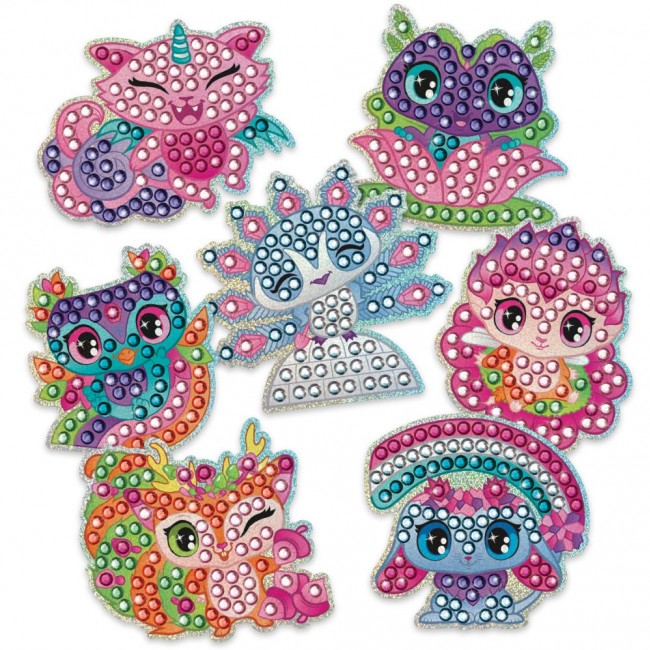 Kreatywne naklejki do ozdabiania z kryształkami Nebulous Stars 7+